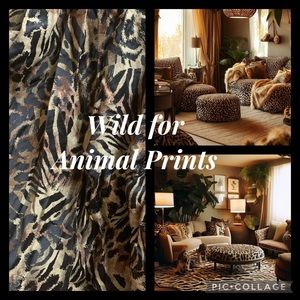 Vintage Kravet Animal Print Fabric